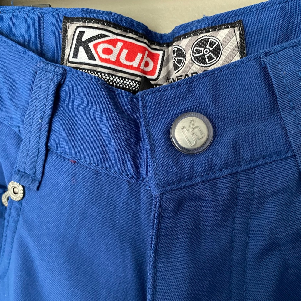 KIKWEAR KDUB Y2K Vintage Blue Baggy Wide Leg Landing Parachute Jnco Inspired 28 - Picture 7 of 12